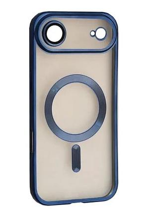 Чохол shining camera magsafe for iphone 17 air blue