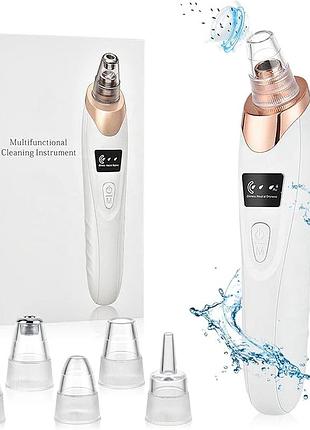 Устройство для удаления черных точек blackhead remover pore vacuum – электрический очиститель пор для лица, usb зарядка