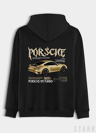 Худі porsche 911 turbo чорне