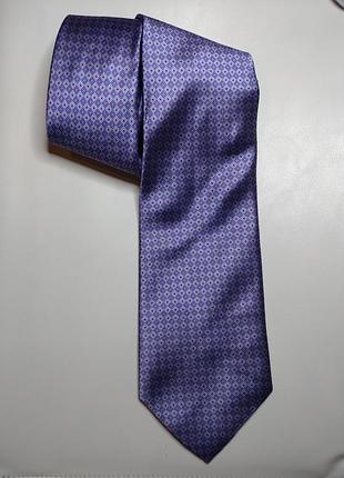 Итальянский шелковый галстук галстук tie rack с геометрическим узором