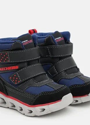 Дитячі черевики для хлопчика skechers hypno-flash 2.0 405052n nvbk 23