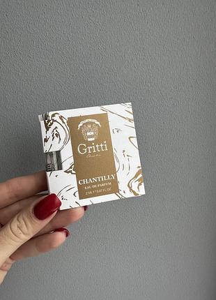 Парфумована вода для жінок gritti chantilly 2 мл vial