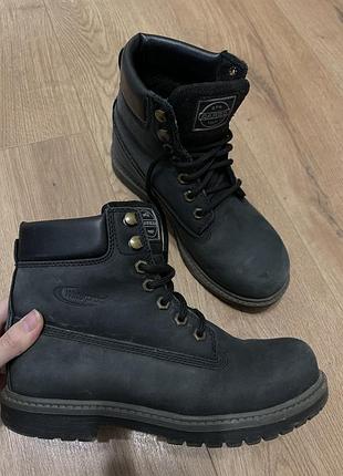 Черевики cargo нубукові чорні на шнурівці в стилі timberland