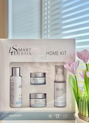 Жіночий подарунковий набір smart4derma гідроквартет для догляду за обличчям