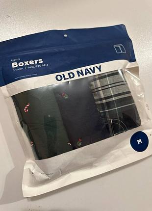 Мужские рождественские трусы боксерки old navy размер м