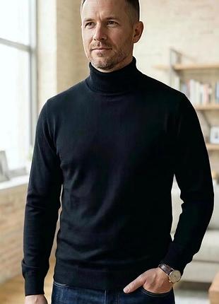 Мужской шерстяной гольф водолазка marks &amp; spencer 100% шерсть, размер 20 (xl-xxl).