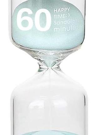 Пісочний годинник sandglass timer 60 хв – зелений, для дітей і дорослих, таймер для кухні, класу, ігор, офісу та декору