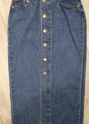 Джинсовая юбка levi's