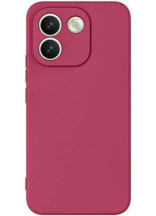 Чохол tpu getman liquid silk full camera для xiaomi redmi note 17 pro max бордовий / marsala