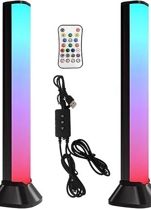 Набор из 2 светодиодных панелей rgb – декоративная подсветка