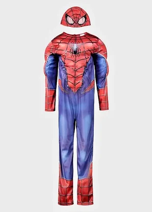 Детский карнавальный маскарадный костюм человек паук spiderman для мальчиков marvel halloween хэллоуин новогодний tu 2-3 года