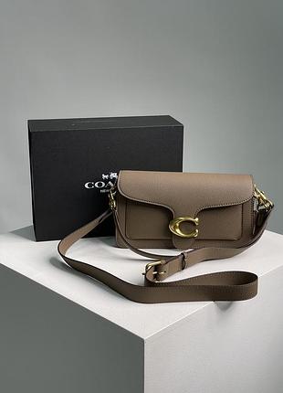 Сумка coach tabby shoulder bag 26  dark stone/gold