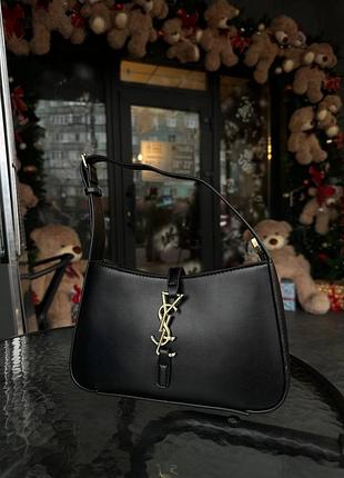 Жіноча сумка багет yves saint laurent чорна