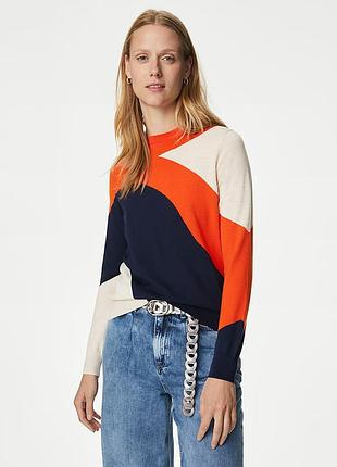 Светр вовняний вільного крою m&s collection
