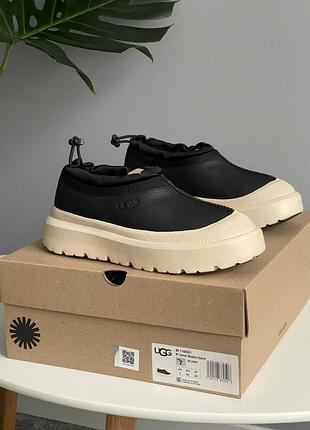 Угги унісекс ugg tasman hybrid black birch 36-45 овчина