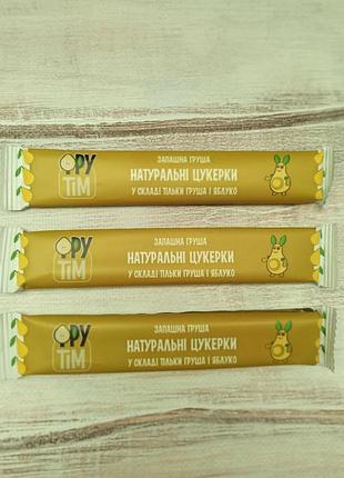 Пастила натуральні цукерки без цукру фрутим "яблуко+груша" 20 грамів