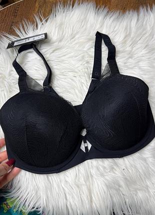 Шикарный черный сетевой бюстгальтер 36dd 80e autograph