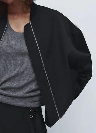 Стильний бомбер zara 5
