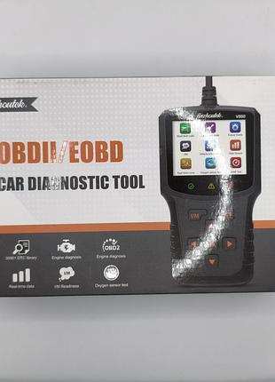 Автосканер obd2 jinzhoutek v800 автомобільний діагностичний прилад для виявлення та скидання помилок двигуна check engine діагностика obd ii eobd
