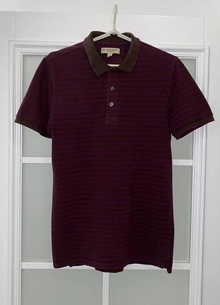 Мужское хлопковое поло burberry london size m