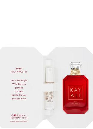 Мініатюра парфумованої води kayali eden juicy apple 01 eau de parfum