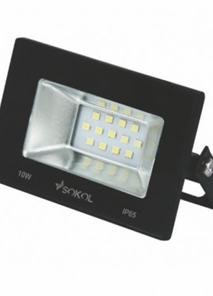 Прожектор 10w 220в 7500lm 6500k ip65 led-slт