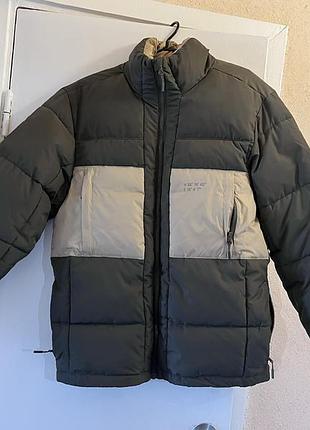 Куртка чоловіча зимова h&m  khaki/beige розмір s/m, стан ідеал