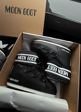 Жіночі чоботи moon boot black 36-41 зима новинка 2026