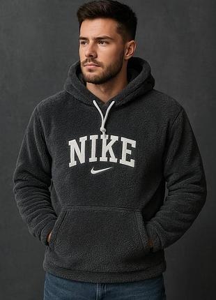 Худі мішка nike, якість преміум, кофта кенгуру з капюшоном