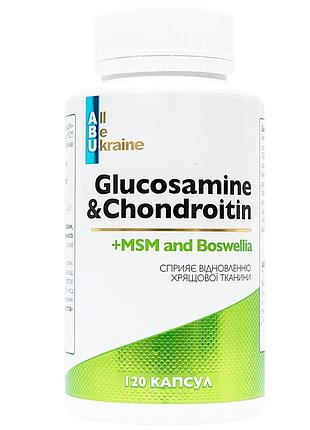 Abu glucosamine&chondroitin, 120 капсул, 120 капсул, без смаку