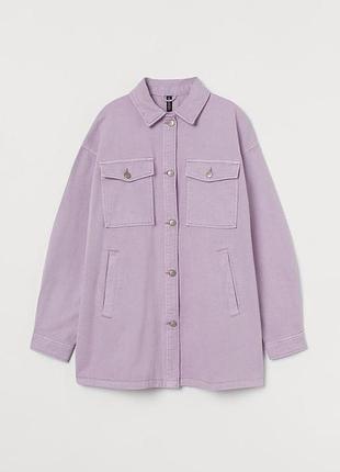 Женская рубашка оверсайз h&amp;m (divided)