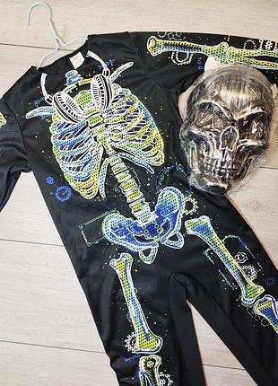 Костюм скелет скелет скелетик хелловин halloween