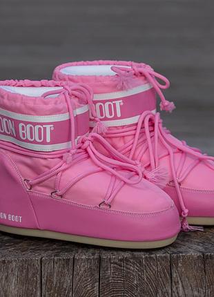 Жіночі сапоги moon boot pink 36-41 новинка 2026