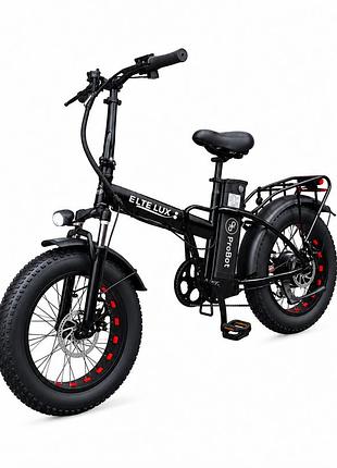 Электрический велосипед фетбайк fatbike elite lux 20" (1000w 48v 24ah)
