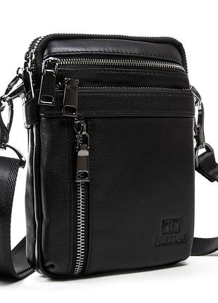 Podium сумка чоловіча планшет шкіра bretton 2039-6 black