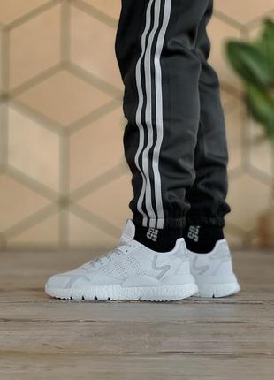 Мужские кроссовки adidas nite jogger  white4 фото