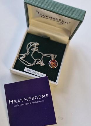Ланцюжок з підвіскою heathergems зі срібла 925 проби