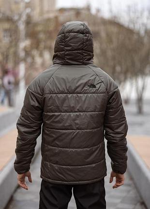 Демісезонна куртка the north face хакі s-5xl чоловіча