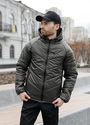 Куртка nike motion хаки s-5xl демисезонная