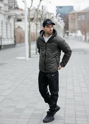 Куртка nike motion демисезонная хаки s-5xl