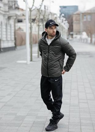 Nike motion куртка хаки демисезонная s-5xl