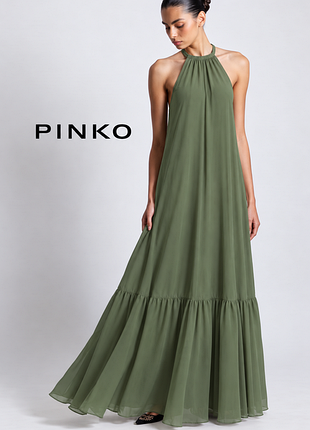 Pinko итальянское длинное платье макси