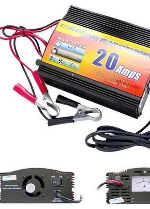 Зарядное устройство аккумулятораsk battery charger 20a ma 1220a black