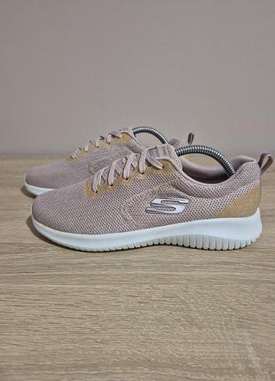 Кросівки жіночі skechers рожеві, розмір 36, довжина устілки 22 см