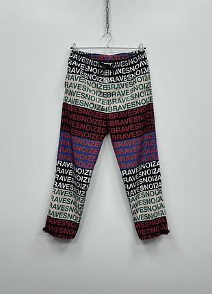 Шикарні штани diesel tracksuit printed nylon pants multicolor