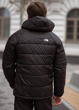 Черная демисезонная куртка the north face s-5xl