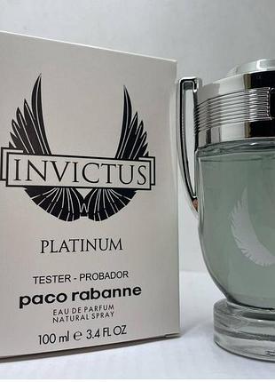 Тестер мужской парфюмированной воды paco rabanne invictus 100 мл