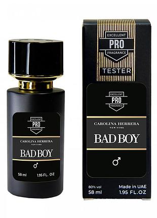 Carolina herrera bad boy тестер pro мужской 58 мл