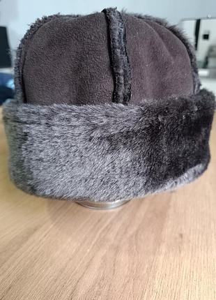 Зимова шапка matalan (еко-замша, штучне хутро)».