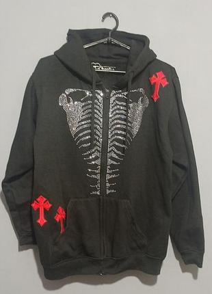 Зіпка brandkilla в стилі y2k / opium / chrome hearts 🖤⚡️